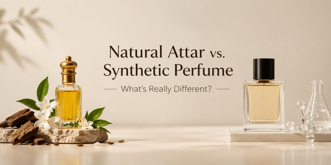 Natural Attar vs. Synthetic Perfume