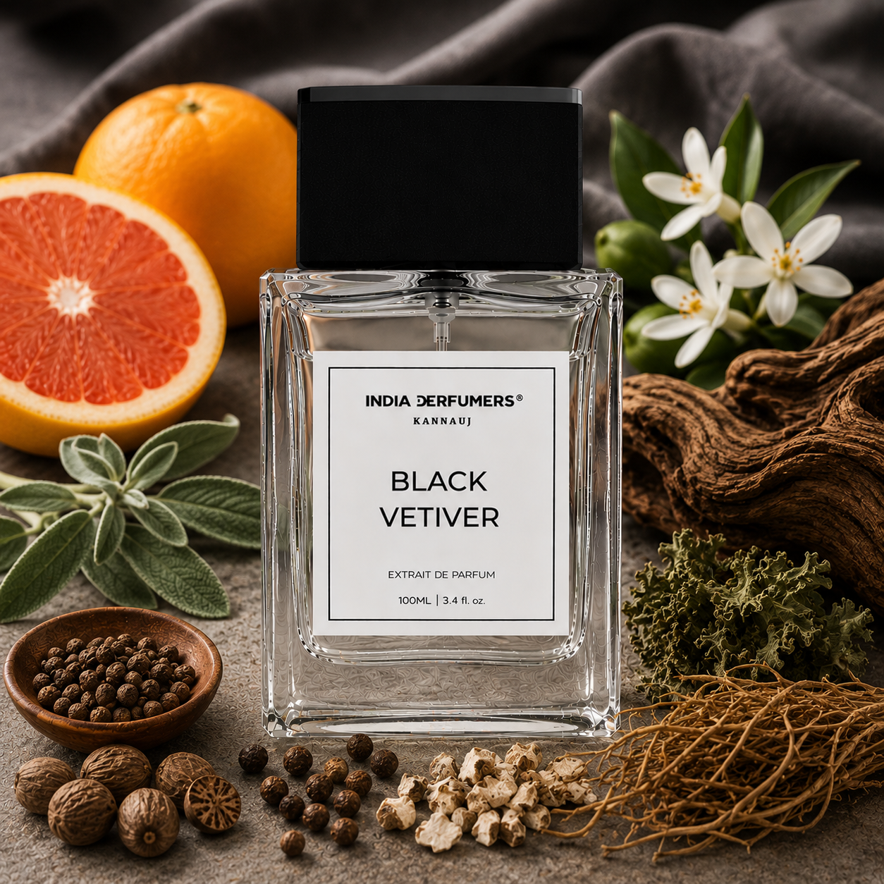 BLACK VETIVER - EXTRAIT DE PARFUM